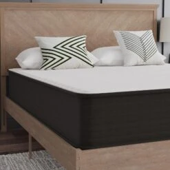 Emma And Oliver 10 Inch Hybrid Mattress, High Density Foam And Pocket Spring Mattress In A Box, CertiPur-US Certified Foam -Baxton Studio Shop GUEST 977fcc0b 40f8 4c72 850c 2854b3dfa927