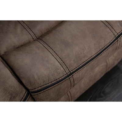 Turner Loveseat Basic Brown - HOMES: Inside + Out 2 Turner Loveseat Basic Brown - HOMES: Inside + Out - Image 2