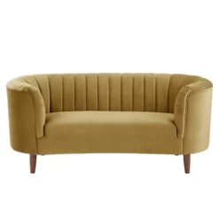 71" Millephri Loveseat Olive Yellow Velvet - Acme Furniture -Baxton Studio Shop GUEST 97ba9435 497e 49f7 88f1 21d0261635f8