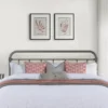 King Kirkland Metal Headboard Aged Pewter - Hillsdale Furniture