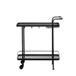 Contemporary Metal Bar Cart Black - Olivia & May 25 Contemporary Metal Bar Cart Black - Olivia & May -Baxton Studio Shop GUEST 981071b4 1242 41d1 a43e 2ae3551fa0ca