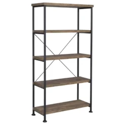 Analiese 4 Shelf Bookcase - Coaster -Baxton Studio Shop GUEST 98be7e17 7ca3 44a6 a866 b4e762216da9