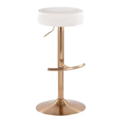 Velvet Dot Height Adjustable Barstool - LumiSource -Baxton Studio Shop GUEST 997bc3f7 0f7c 423b 9432 f07e24c99302