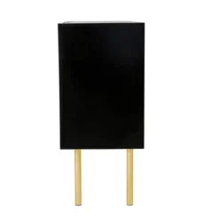 Modern Sideboard, Buffet Cabinet With Metal Handles & Legs And Adjustable Shelves-ModernLuxe -Baxton Studio Shop GUEST 99d75e26 8075 4964 a4bd b5b1b12a820a