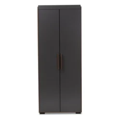 7 Shelf Wardrobe Rikke Two-Tone Wood Storage Cabinet Brown - Baxton Studio 18 7 Shelf Wardrobe Rikke Two-Tone Wood Storage Cabinet Brown - Baxton Studio -Baxton Studio Shop GUEST 9a48b12c f71a 4790 aa1b ae79f7dee93b