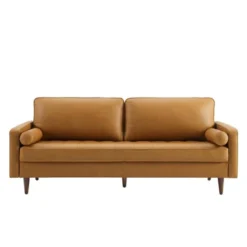 81" Valour Leather Sofa Tan - Modway -Baxton Studio Shop GUEST 9b523ac6 4b11 4ff4 b193 2c394c7ee280