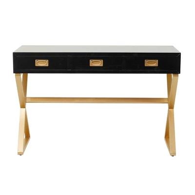 30" X 47" Contemporary Wood Desk - Olivia & May 7 30" X 47" Contemporary Wood Desk - Olivia & May - Image 7
