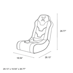Chimera LED 2.0 Wired Floor Rocker Black - X Rocker -Baxton Studio Shop GUEST 9b91b9fb 3c55 4ed6 9fe6 782657721b34