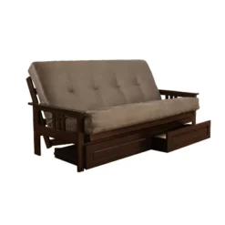 Full Chicago Frame And Coil Mattress With Storage Drawers - Dual Comfort 11 Full Chicago Frame And Coil Mattress With Storage Drawers - Dual Comfort -Baxton Studio Shop GUEST 9cd35e79 bc1f 4ccc a33b 9b4eea222d5b