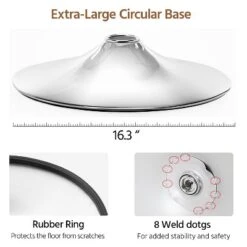 Yaheetech 2pcs Height Adjustable PU Leather Upholstered Swivel Bar Stool Chairs -Baxton Studio Shop GUEST 9d1fbccb d3c7 4376 b705 22c9221074e7