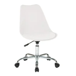 Emerson Office Chair With Pneumatic Chrome Base - OSP Home Furnishings -Baxton Studio Shop GUEST 9d6c42a3 beb8 446f b5ed 1752d5923e86