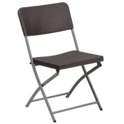 Emma And Oliver 6 Pack Brown Rattan Plastic Folding Chair With Gray Frame - Event Chair 19 Emma And Oliver 6 Pack Brown Rattan Plastic Folding Chair With Gray Frame - Event Chair -Baxton Studio Shop GUEST 9df7b073 a56f 4fa3 8843 a701b0c587d2