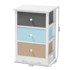 Kalila Wood 3 Drawer Nightstand White - Baxton Studio 21 Kalila Wood 3 Drawer Nightstand White - Baxton Studio -Baxton Studio Shop GUEST 9e04ff85 b241 4d51 b636 359449ecc0e8