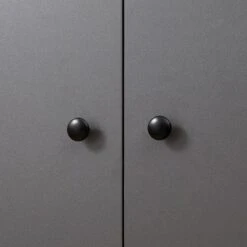 HOMCOM 71" Kitchen Buffet With Hutch, Pantry Storage Cabinet With Shelves, Open Microwave Countertop For Dining Room, Living Room, Gray -Baxton Studio Shop GUEST 9eece416 b985 4575 abc2 a02f7e5154a9