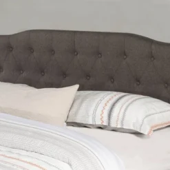 Nicole Upholstered Headboard Stone Fabric/Metal (Frame Not Included) - Hillsdale Furniture 9 Nicole Upholstered Headboard Stone Fabric/Metal (Frame Not Included) - Hillsdale Furniture -Baxton Studio Shop GUEST 9f5a05ec 8962 461f ae50 3da0461e6b66