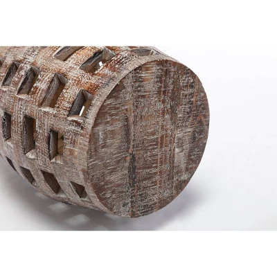 18" Hampton Side Table Weathered - Boraam 2 18" Hampton Side Table Weathered - Boraam - Image 2