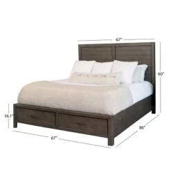 4pc Alix Bedroom Set Gray - Abbyson Living -Baxton Studio Shop GUEST 9f730695 2274 4751 baba b95309bcb921