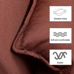 Costway Convertible Sofa Bed Folding Arm Chair Sleeper Leisure Recliner-Brown -Baxton Studio Shop GUEST 9fd50761 5818 493e b04c 5c5896f33ec8