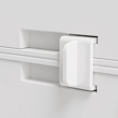 HOMCOM Portable Wardrobe Closet, Folding Bedroom Armoire, Clothes Storage Organizer With Cube Compartments, Hanging Rod, Magnet Doors, White 5 HOMCOM Portable Wardrobe Closet, Folding Bedroom Armoire, Clothes Storage Organizer With Cube Compartments, Hanging Rod, Magnet Doors, White - Image 5