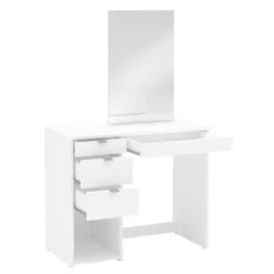 Joplin Vanity With Mirror White - Polifurniture