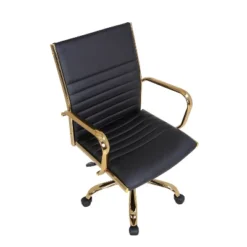 Master Contemporary Office Chair Black/Gold - LumiSource -Baxton Studio Shop GUEST a08bdb89 7854 44ce ac47 5c049933c3ca