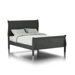 3pc Sliver Sleigh Bed With 2 Nightstands - HOMES: Inside + Out -Baxton Studio Shop GUEST a09c80bc ab2e 4c7f 8c92 03abb34cf9d9