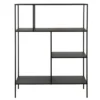 48" Tall Black Bronze Bookcase - Henn&Hart