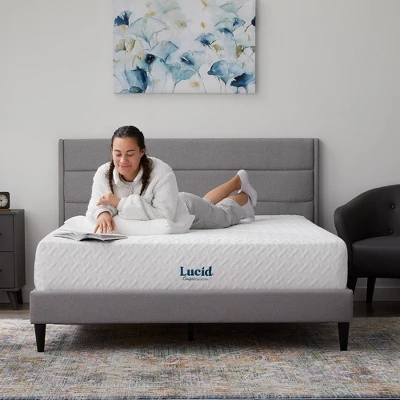 Lucid Comfort Collection 12" Memory Foam Mattress 5 Lucid Comfort Collection 12" Memory Foam Mattress - Image 5
