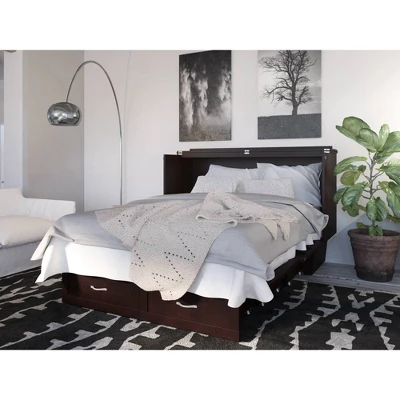 Queen Monroe Murphy Bed Chest USB Turbo Charger - AFI 4 Queen Monroe Murphy Bed Chest USB Turbo Charger - AFI - Image 4