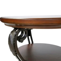 Telmin Traditional Side Table Brown Cherry - HOMES: Inside + Out -Baxton Studio Shop GUEST a337b430 d815 4351 a555 906e27d872b9