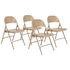 Set Of 4 Heavy Duty All Steel Folding Chairs - Hampden Furnishings -Baxton Studio Shop GUEST a392b703 f6a2 4854 9b30 71a08878c8eb