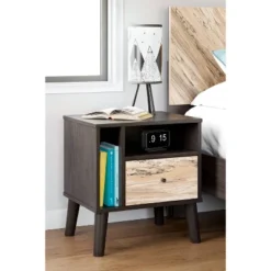 Piperton Nightstand Black/Gray - Signature Design By Ashley