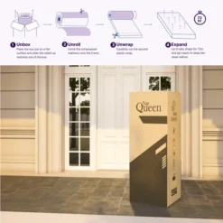 NapQueen 14" Cashmere Pillow Top Hybrid Of Pocket Coils And Memory Foam Mattress -Baxton Studio Shop GUEST a46de985 8b85 4f7d a908 fc12189aa01e