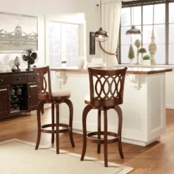 29" Parma Swivel Barstool - Inspire Q -Baxton Studio Shop GUEST a539adc3 faf7 4139 95ac 3c5fa849b374