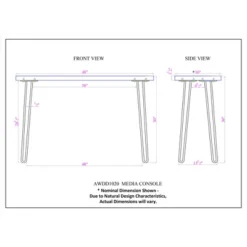 Alaterre Furniture Hairpin Natural Brown Live Edge Media Console Table Metal And Wood 17 Alaterre Furniture Hairpin Natural Brown Live Edge Media Console Table Metal And Wood -Baxton Studio Shop GUEST a58b31b3 5948 49a2 b002 92d9a3f5ae1f