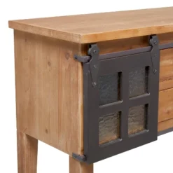 Industrial Wood Console Table Dark Brown - Olivia & May -Baxton Studio Shop GUEST a5ac20e9 8430 4c62 ba93 6c3e2ff4c8c6