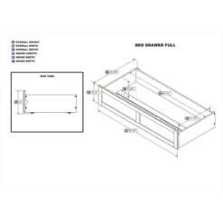 Full Foot Drawer Gray - AFI -Baxton Studio Shop GUEST a720c954 0b05 438f 8cdf ef4016a95230 1
