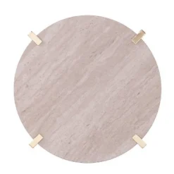 Amelia Round End Table With Faux Marble Top Brass - Aiden Lane -Baxton Studio Shop GUEST a7f23868 fe80 49b8 bdb7 b38dc0740dcd