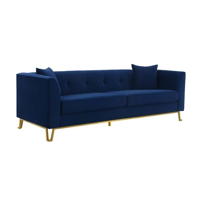 90" Everest Fabric Upholstered Sofa - Armen Living 1 90" Everest Fabric Upholstered Sofa - Armen Living