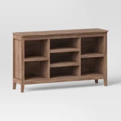 32" Carson Horizontal Bookcase With Adjustable Shelves - Threshold 15 32" Carson Horizontal Bookcase With Adjustable Shelves - Threshold -Baxton Studio Shop GUEST a814ef42 3a28 4202 92ef 1dfec585d233