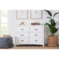 Carter's By DaVinci Nolan 6-Drawer Double Dresser -Baxton Studio Shop GUEST a8fe53a0 f49a 451f 84ad d521c70aa21d