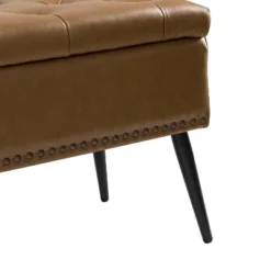 Arnold Upholstered Flip Top Storage Bench With Tufted Design | ARTFUL LIVING DESIGN -Baxton Studio Shop GUEST a912fe92 5970 41a9 8c17 c93ea05f8a0d