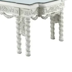 108" Vanaheim Dining Table Antique White Finish - Acme Furniture -Baxton Studio Shop GUEST a9739293 d8da 486f 9847 6f659ec69fa1