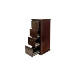 55" Huntington Club Four Drawer File Cabinet Cherry - Martin Furniture -Baxton Studio Shop GUEST a9874f58 1335 4a90 9e52 709a336b02e7