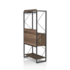 Orella Rustic Baker's Rack Reclaimed Oak - MiBasics -Baxton Studio Shop GUEST aa12672f d348 4d57 988b dc93384473a9