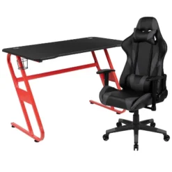 Flash Furniture Gaming Desk And Reclining Gaming Chair Set With Cup Holder And Headphone Hook -Baxton Studio Shop GUEST aa2e771d d219 4343 b35b 87df38efeecc