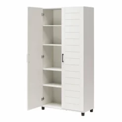 Portford 36" Wide 2 Door Shiplap Cabinet White - Room & Joy -Baxton Studio Shop GUEST aa32816f 2e94 415e ba6a 3d5980f91669
