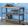 Rustic 3 Tier Console Table Brown - Olivia & May
