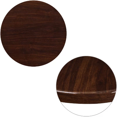 Flash Furniture 24'' Round High-Gloss Resin Table Top With 2'' Thick Drop-Lip 3 Flash Furniture 24'' Round High-Gloss Resin Table Top With 2'' Thick Drop-Lip - Image 3