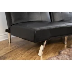 Mackenzie Leather Convertible Sofa - Abbyson Living -Baxton Studio Shop GUEST ab360366 b893 4c6d a74d 98751288c94f